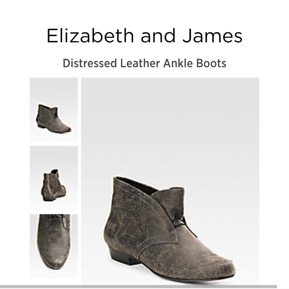 Elizabeth and James Leather Booties - Picture 2 of 7